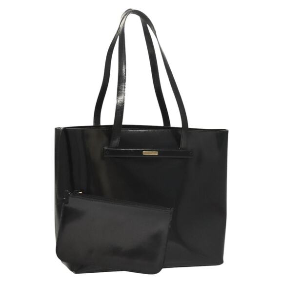 GUCCI Shoulder Bag Enamel Black 000 2058 0559 0 - Picture 1 of 16